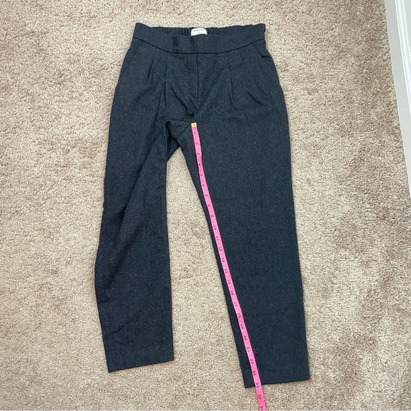 Aritzia Babaton Cohen Wool Cashmere Pleated Slim Straight Trouser Pants Size 2 - Picture 14 of 16